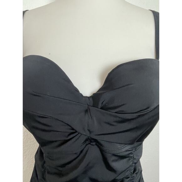 Torrid Swim Tankini Bikini Top Ruched Swimwear - Picture 3 of 11